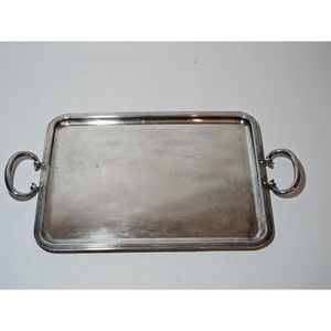 Vintage Christofle Albi French Silverplate Rectangle Serving Tray